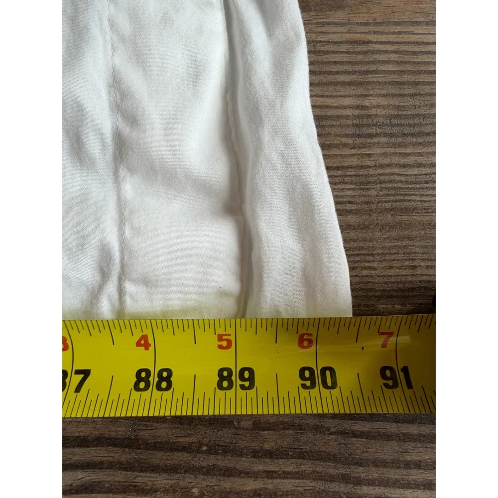 Design Within Reach Duvet Cover Full/Queen White Cotton Sateen Made in Italy